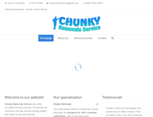 Tablet Screenshot of chunkyremovalservice.co.uk